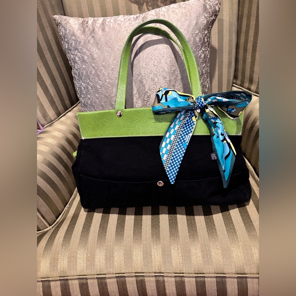 Kate Spade Black and Green Bag Purse Shoulder‎ Bag